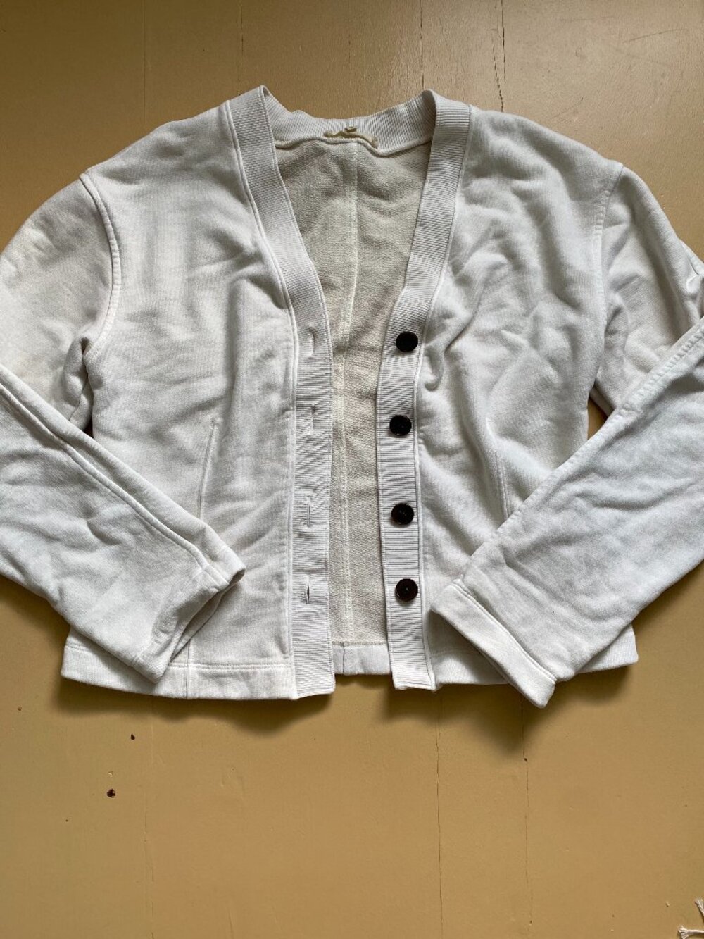 Madewell Darted Cardigan Sweatshirt-Sweater
